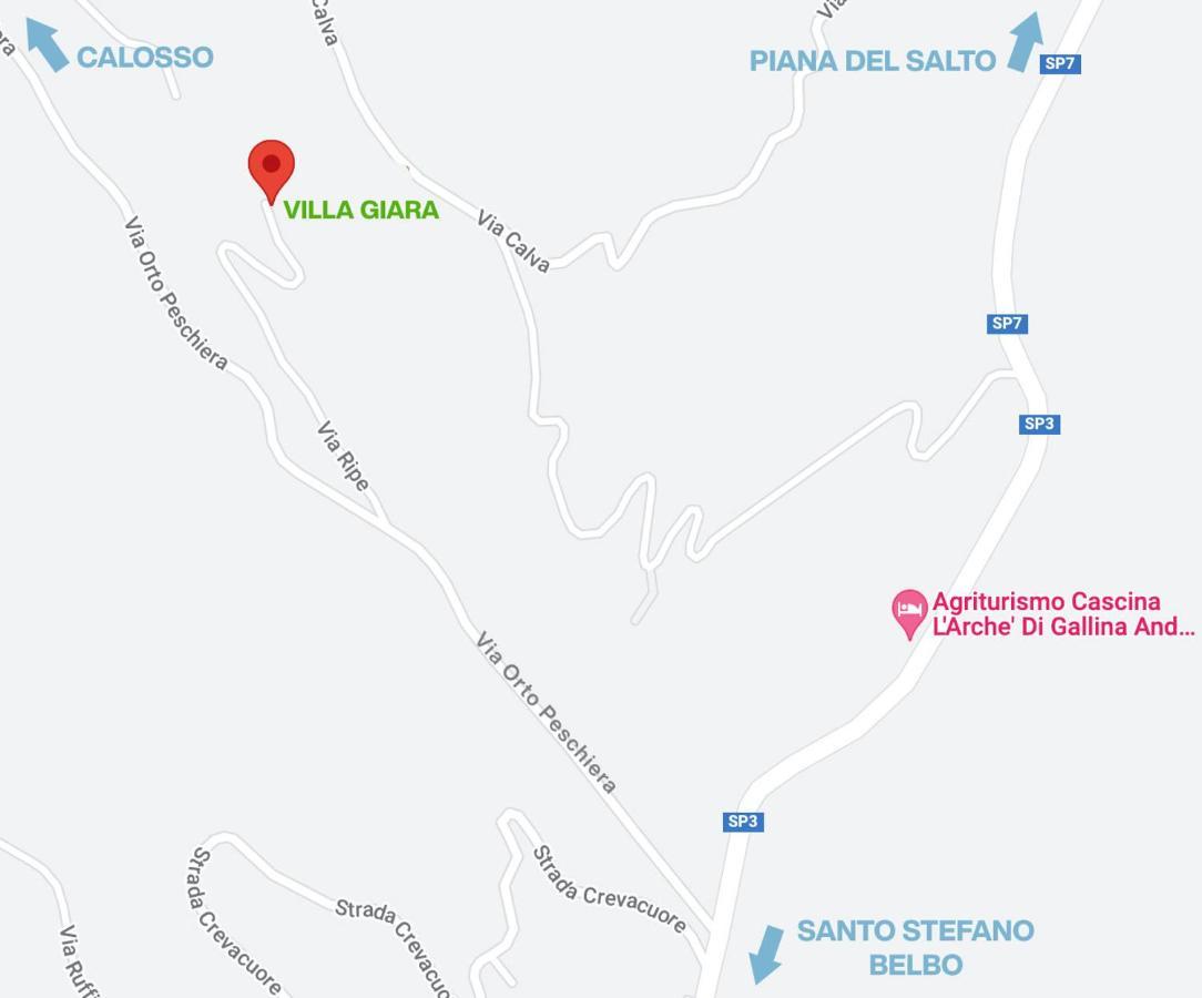 Calosso Villa Giara מראה חיצוני תמונה